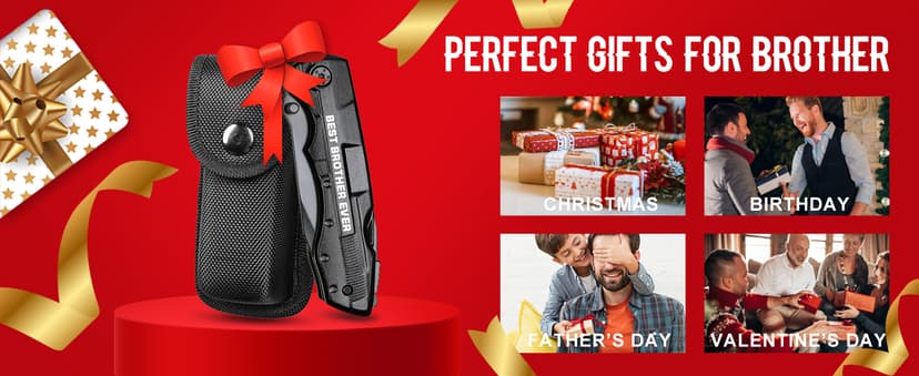 Gifts for Brother,”BEST BROTHER EVER”Multitool Knife,Brother Christmas Gifts,Birthday Gifts Ideas for Brother,Brother Gifts from Sister,Gifts for Brother Gadget,Best Brother Gifts