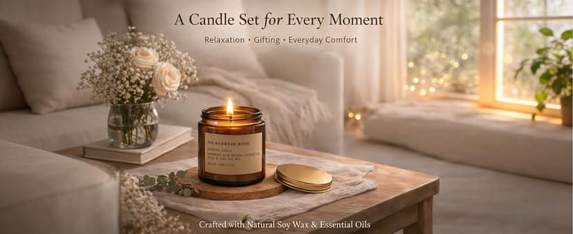 8 Pack Candles for Home Scented,Aromatherapy Jar Candle Gifts for Women, Natural Soy Wax Amber Candle Set, Scented Candles Set for Birthday Valentine Mother's Christmas Day Present