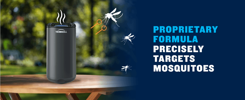 Thermacell Mosquito Portable Repeller; Includes 12-Hour Refill; 15 Foot Zone of Protection; Highly Effective Mosquito Repellent; Bug Spray Alternative; Scent Free