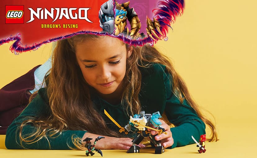 LEGO NINJAGO Zane's Battle Suit Mech Ninja Toy - Building Toy for Pretend Play for Kids, Boys and Girls, Ages 6+ - with 3 Minifigures - Gift Idea for Birthdays - 71827 B0DJ17CR8W