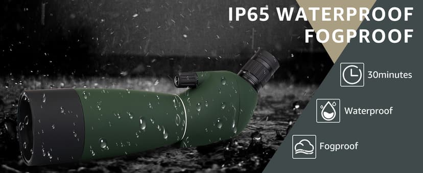 SVBONY SV28 Spotting Scopes with Tripod, Angled 25-75x70mm Spotter Scope with Phone Adapter, Waterproof Fogproof Spotting Scope for Bird Watching, Target Shooting, Wildlife Viewing