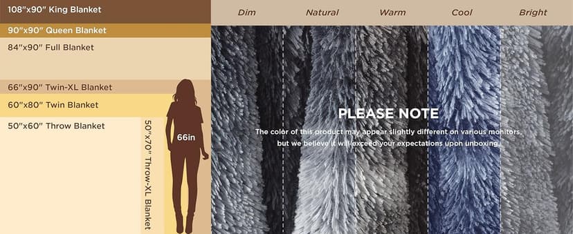 Bedsure GentleSoft Fluffy Fuzzy Faux Fur Throw Blanket for Couch, Soft Sherpa Fleece Cozy Gifts for Women, Plush Bed Blanket Christmas Room Decor for Men, Thick Warm Minky Teen Gifts Winter Bedding