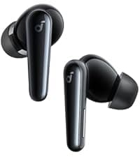 Soundcore P30i by Anker Noise Cancelling Earbuds, Strong and Smart Noise Cancelling, Powerful Bass, 45H Playtime, 2-in-1 Case and Phone Stand, IP54, Wireless Earbuds, Bluetooth 5.4 (Black)