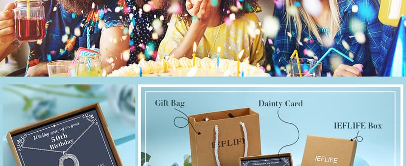 IEFLIFE Birthday Gifts for Women, Sterling Silver Necklaces, 40th 50th 60th 70th 80th 90th Birthday Necklace, 40 50 60 70 80 90 Years Old Birthday Gifts, 4 5 6 7 8 9 Decade Birthday Jewelry for Women