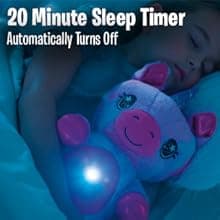 Ontel Star Belly Dream Lites, Stuffed Animal Night Light, Cuddly Blue Puppy - Projects Glowing Stars & Shapes in 6 Gentle Colors, As Seen on TV