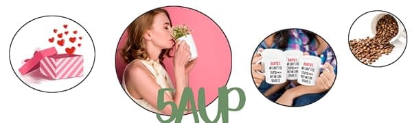 5Aup Fathers Day Christmas Gifts Funny Dad Coffee Mug from Child Daughter Son Kids, Best Father Ever Cups 11 Oz, Unique Birthday and Holiday Gifts for Dad Father