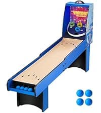 VEVOR Foldable Basketball Arcade Game, 2 Player Indoor Basketball Game, Home Dual Sport with 5 Balls, 8 Game Modes, Electronic Scoreboard, and Inflation Pump,Adults