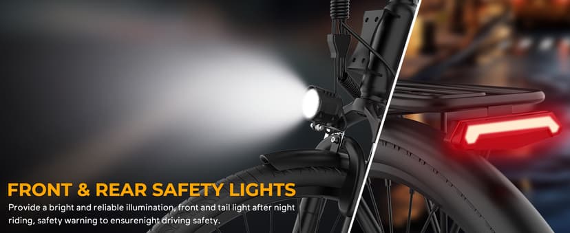 Movcan V80 Electric Bike, 1000W Motor 28MPH 26'' City Cruiser Ebike for Adults, 48V 13Ah Removable Battery Up to 70 Miles, 7-Speed Dual Disc Brake, Mountain E-Bike for Commuting