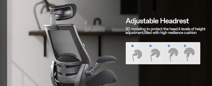 BOLISS Drafting Tall Office Chair 400lbs High Back Wide Standing Desk Chair Comfortable with Flip up Armrests Lumbar Support Adjustable Big Footrest Ring(Black)