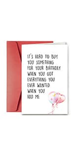 SuperShunhu Groom's Wedding Vows Card - Husband, To My Groom, To My Husband