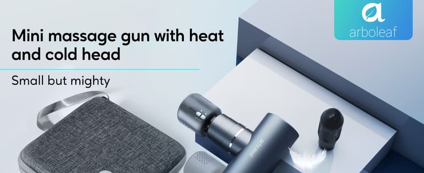 Targeted Temperature Control with Deep Percussion Massage for Muscle Warm-Up, Post-Workout Recovery, and Relaxation arboleaf Hot and Cold Massage Gun Deep Tissue, Percussion Muscle Massager B0CZP1D7CX