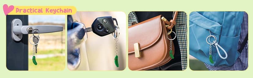 Inspirational Gifts Pickle Keychains Cute Emotional Gifts for Staff Employee Coworkers Appreciation Funny Pickle