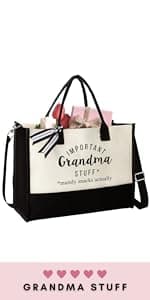 Grandma Gifts - Gifts for Grandma from Grandchildren - Canvas Tote Bag