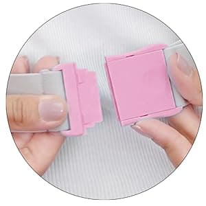 Electric Heating Pad, Portable Cordless Menstrual Heating Pad with 4 Heat Levels and 4 Massage Modes, Fast Large Heating Belly Wrap Belt for Cramps, Back Pain Relief Gifts for Women Girls Her (Pink)