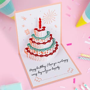 5-18 Years Old Birthday Gifts for Girls - Socks for Girls with Pop up Birthday Card, Presents for 5-18 Year Old Grils