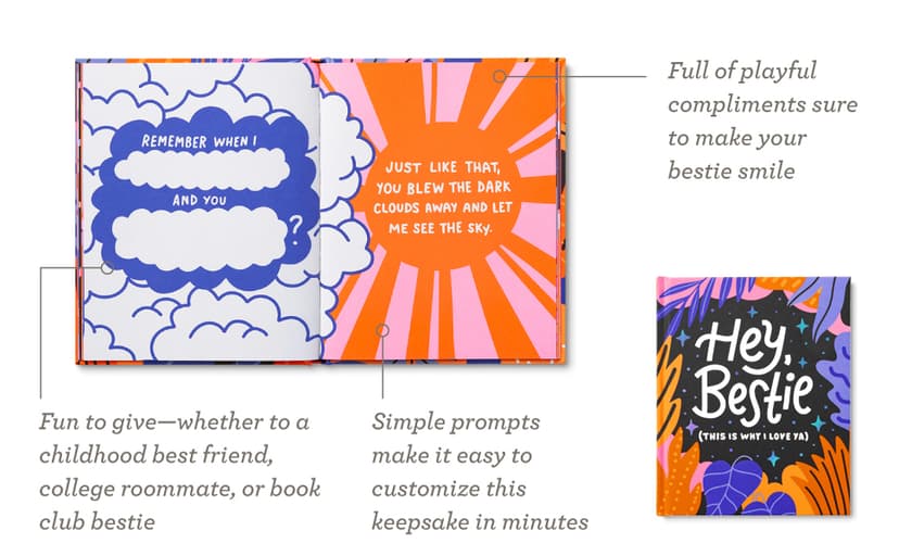 Hey Bestie (This is Why I Love Ya): A Fill-In Keepsake for Best Friends