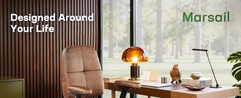 Marsail Drafting Chair with Flip-Up Armrests and Footrest, Ergonomic Tall Office Chair, Height Adjustable High Chair, Brown Leather Seat with Thick Cushion, 360° Swivel, for Standing Desk, Home Office
