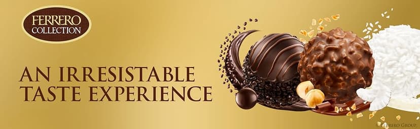 Ferrero Collection, 24 Count, Premium Gourmet Assorted Hazelnut Milk Chocolate, Dark Chocolate and Coconut, 9.1 oz