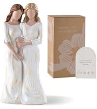 Anniversary Couple Gifts Figurine - Romantic in Love Statue Engagement Wedding Valentines Day Birthday Gift for Her Girlfriend Wife Parents