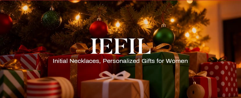 Iefil Christmas Gifts for Women Wife - 925 Sterling Silver Heart Initial Necklace, Anniversary Birthday Gifts for Women, Jewelry Gift for Wife Girlfriend Mom