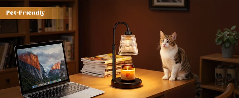 Dimmable Candle Warmer for Jar Candles, Height Adjustable Wax Warmer,Halloween Decorations House Warming Gifts New Home Innqoo Candle Warmer Lamp with Timer Home Decor Birthday Gifts for Women B0DZFGTCLR