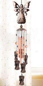 JOBOSI Flamingo Wind Chimes, Gifts for Mom Women Grandma Friends Mother, Flamingo Room Garden Decor Patio Decorations, with S Hook Flamingo Gifts B0968DSJW7