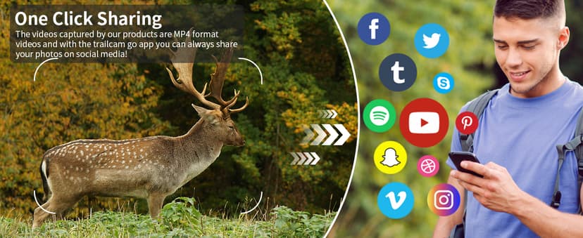 Trail Camera, 60MP Hunting Camera with WiFi, 32GB TF Card, Night Vision, Motion Activated, IP66 Waterproof, 120°Wide-Angle for Deer Scouting or Home Security, APP Control, H.264 MP4 Video