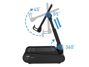 Gifts for Men, Cell Phone Stand with Wireless Bluetooth Speaker, Birthday Gifts for Mens Dad Boyfriend, Cool Gadgets for Men, Anniversary Ideas Gift, Compatible with iPhone/iPad/Samsung Galaxy