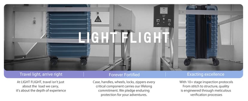 LIGHT FLIGHT Luggage Sets, 3 Piece Durable Suitcase Set with Spinner Wheels, 3 Pcs Hardside Lightweight luggage with TSA Lock, Large Checked Travel Suitcases, 20/24/28 Inch, Rose Purple