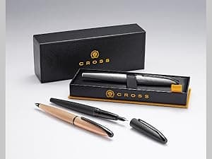 Cross Coventry Pen Ballpoint - Black/Chrome Lacquer
