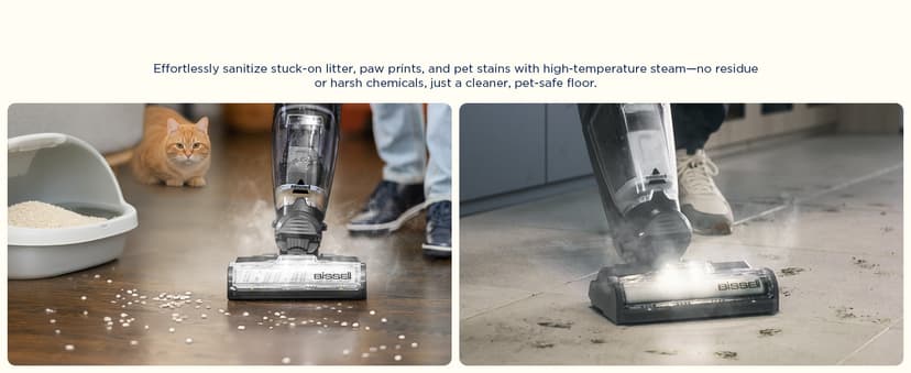 BISSELL® CrossWave® HydroSteam™ Wet Dry Vac, Multi-Purpose Vacuum, Wash, and Steam, Sanitize Formula Included, 35151