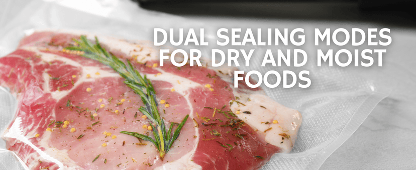 MEGAWISE 2025 Powerful Vacuum Sealer Machine | Compact Design | One-Touch Automatic | Seal in 10-20 Seconds | Dry, Moist, Wet, and Cold Modes | With 10 Vacuum Bags & Built-in Cutter (Grey)