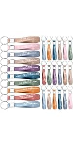 Customer Service Week, Inspirational Thank You Gifts, 10 Style Silicone Keyring for Office Staff Work Team Teacher Volunteer Nosiny 30 Pcs Keychain Appreciation Gift Bulk for Employee Coworker B0BZY67RDJ