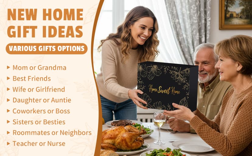 House Warming Gifts New Home Gift Ideas Popular Housewarming Gift Baskets Closing Gifts for Home Buyers New Apartment Presents Stuff for Homeowners Women Men Couple Unique First House Must Have Items B0G2SBPZLP