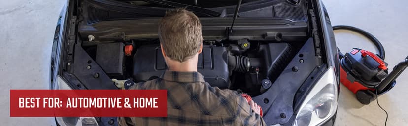 CRAFTSMAN CMXEVBE17040 4 Gallon 5.0 Peak HP Wet Dry Vac, Portable Shop Vacuum Wet and Dry with Filter, Hose and Attachments for Home and Automotive Cleaning