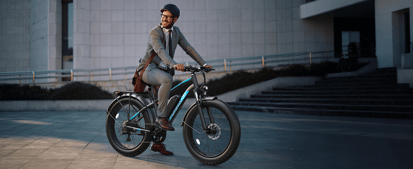 Electric Bike for Adults, 1000W Peak Ebike, 25MPH 60Miles Electric Mountain Bike, 26" Fat Tire Electric Bicycle with 48V 13AH Battery, Front Suspension,7 Speed, Rear Rack, UL 2849 Certified