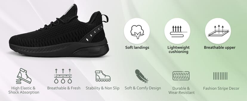 Feethit Women Tennis Running Shoes Walking Shoes Lightweight Casual Sneakers for Travel Gym Work Woman Waitress Nurse