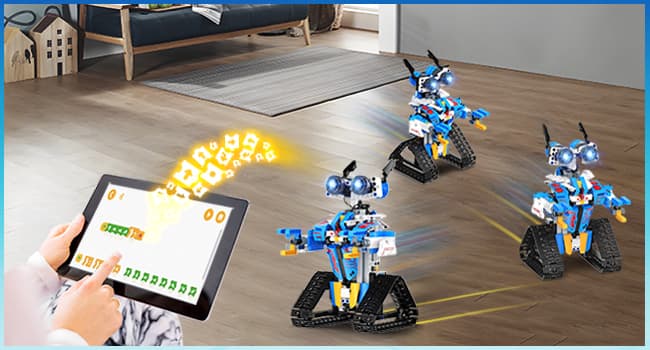 Robot Toys for 8-16 Year Old Boys Girls Kids with APP or Remote Control Science Programmable Building Block Kit, STEM Projects Educational Birthday Gifts