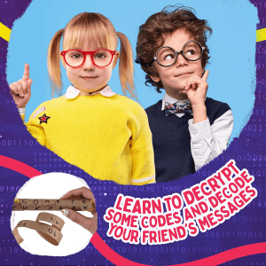 Playz My First Coding & Computer Science Kit - Learn About Binary Codes, Encryption, Algorithms & Pixelation Through Fun Puzzling Activities Without Using a Computer for Boys, Girls, Teenagers, Kids