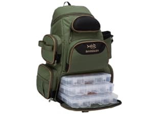 BASSDASH Fishing Tackle Backpack Water Resistant Tactical Bag Soft Tackle Box with Rod Holder and Protective Rain Cover