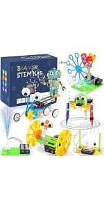 STEM Kits for Kids Crafts 6-8 8-12, Boys Gifts Toys for 6 7 8 Year Old Boy Birthday Gift Ideas, STEM Toys Crafts 6+ 7+ yr, Robotics Science Kits Activities Robot Building Age 8-10 9 10 11 12 13 14