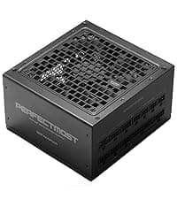 darkFlash Full-Tower ATX Gaming PC Case, Vertical GPU Mounting, Back Plug-in Motherboard, Dual-Chamber, Panoramic Glass, Up to 2 x 360mm Radiators, RTX 40 Compatible(DY470) (1 PWM ARGB Fans, Black)