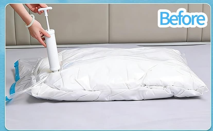 Vacuum Storage Bags for Travel and Home,Space Saver Bags for Clothes,(with Electric Pump and Hand Pump, Large,2(40 * 60) 2(50 * 70) 2(60 * 80) 2(80 * 100))