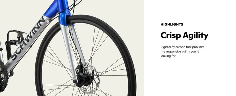 Schwinn Phocus 1.6 Disc Road Bike, 700c Bike for Men and Women, 16-Speed Road Bicycle, Lightweight Aluminum Frame, Alloy Carbon Fork, Disc Brakes, Aerodynamic Riding Position, Bikes for Adults