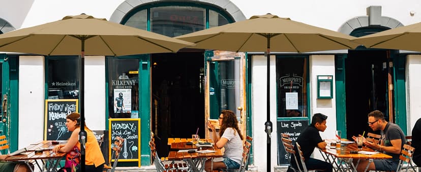 Blissun 9' Outdoor Patio Umbrella, Outdoor Table Umbrella, Yard Umbrella, Market Umbrella with 8 Sturdy Ribs, Push Button Tilt and Crank