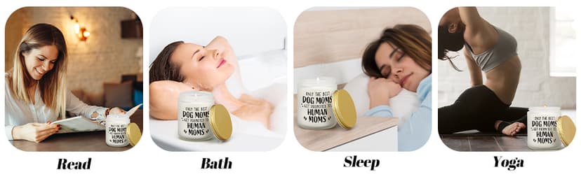 New Mom Gifts for Pregnant Women, Funny Dog Mom Pregnancy Gift for Expecting Moms, Mother to be Gift for First Time Mommy, Congrats on Pregnancy Candle Present for Wife Friend Sister