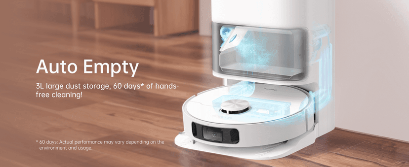 dreame L10s Ultra Robot Vacuum and Mop Combo, Auto Mop Cleaning and Drying, Self-Refilling and Self-Emptying Base for 60 Days of Cleaning, 5300Pa Suction and AI Navigation, Compatible with Alexa