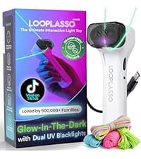 Loop Lasso NANO - Viral Glow in the Dark String Toy - 100+ Tricks, Beginner-to-Pro - Stocking Stuffers for Teen Boys, Christmas Gift for Boys 8-13+, Cool Gadgets for Kids & Adults