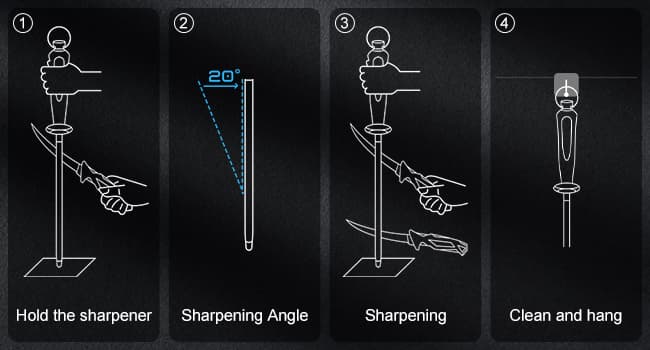 Fillet Knife Kit Combo, Fishing Knives and Honing Rod, Ultra-Sharp G4116 German Stainless Steel, Non-Slip Handle, Durable Storage Bag, Fishing Gifts for Men