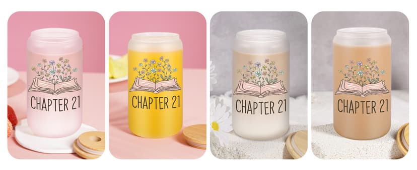 Birthday Gifts for 21 Year Old Female Friend, 2005 Daughter Turning 21, Happy 21st Bday Gifts Idea, 16oz Glass Coffee Tumbler Coolife Chapter 21 Cup, 21st Birthday Gifts for Women Her, 21 year old Girl B0F37WPTCQ